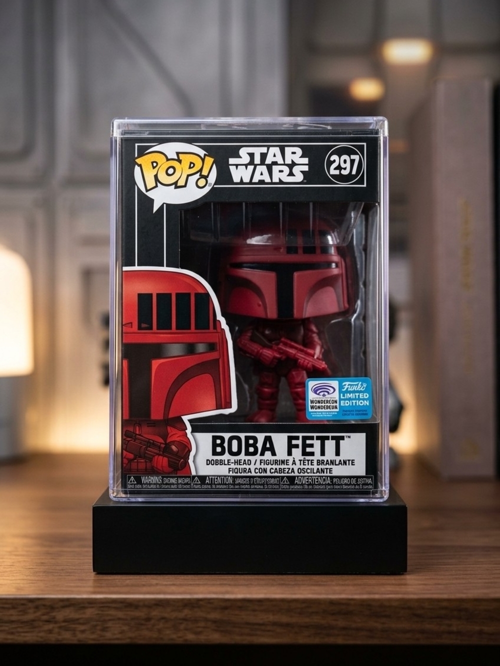 Funko Pop! Star Wars Boba Fett Red Vinyl Figure #297 Limited Edition
